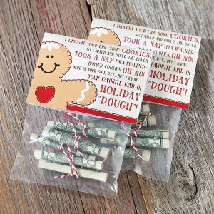 Holiday “Dough” Treat Bags & Toppers - BOGO