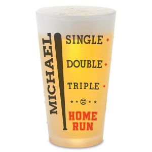 Baseball Personalized Pint Beer Glass