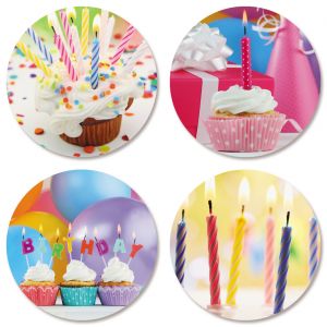 Birthday Celebration Seals (4 Designs)