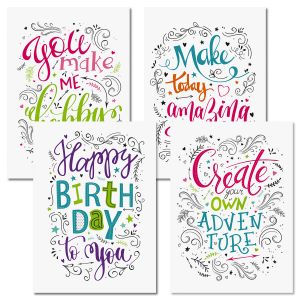 Create Birthday Cards and Seals