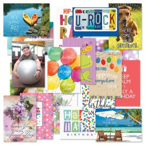 Festive Mega Birthday Cards Value Pack