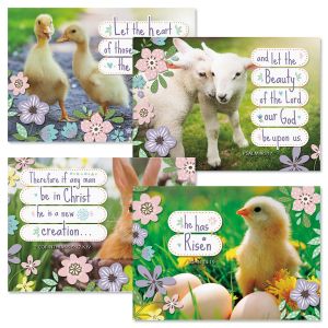 Spring Babies Easter Faith Cards