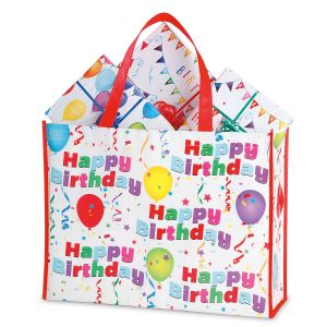 Birthday Large Shopping Tote Bag - BOGO