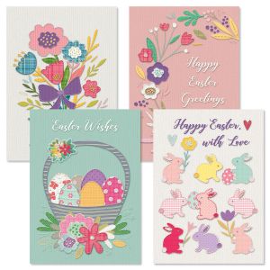 Stitching Religious Easter Cards