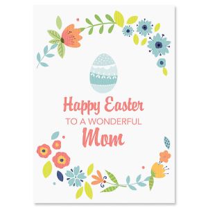 Happy Easter to Mom Religious Easter Card