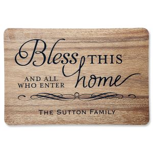Bless This Home Personalized Doormat