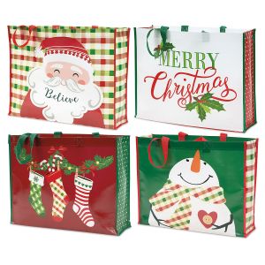 Christmas Large Shopping Tote Bags