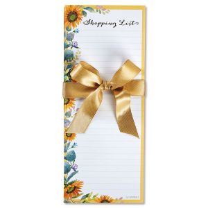Sunflower Lined List Pads - BOGO