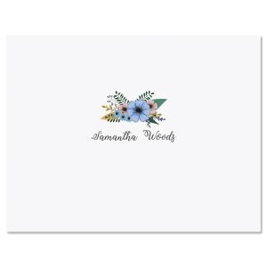 Petite Bouquet Personalized Note Cards