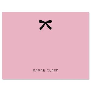 Paris Ribbon Personalized Note Cards 