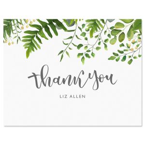 Hanging Leaves Personalized Note Cards