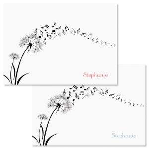 Dandelion Notes Personalized Note Cards