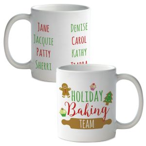 Holiday Baking Team Personalized Mug