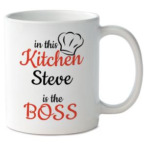 In This Kitchen Personalized Mug