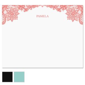 Amelia Lace Personalized Note Cards