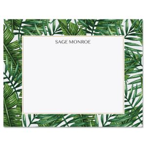 Tropical Wishes Personalized Note Cards