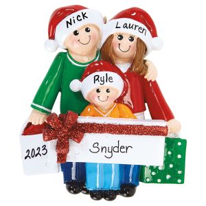 Gift Family Hand-Lettered Christmas Ornament