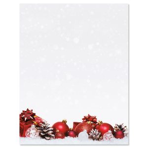Christmas Present Christmas Letter Papers