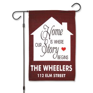 House Personalized Garden Flag