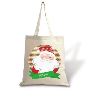 From Santa Personalized Canvas Tote