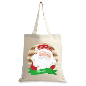 From Santa Personalized Canvas Tote