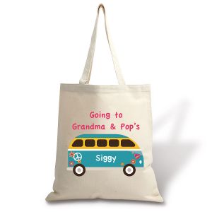 Going To Kids Personalized Canvas Tote