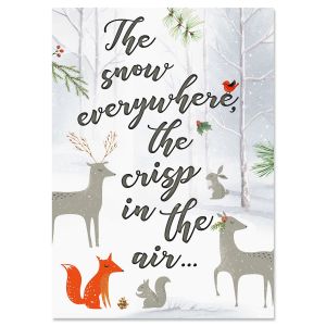 Snow Everywhere Christmas Cards