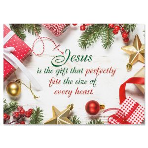 Jesus is the Gift Religious Christmas Cards