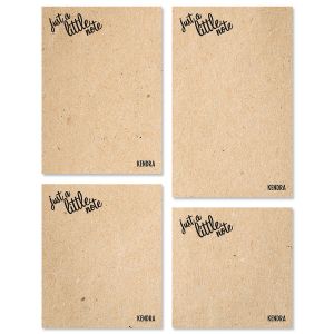 Just A Note Personalized Notepad Set