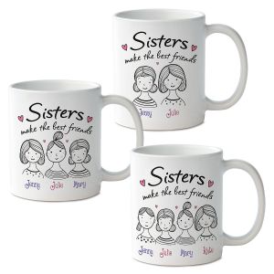 Sisters Personalized Mug