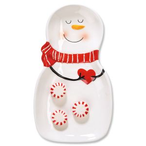 Snowman Candy Dish