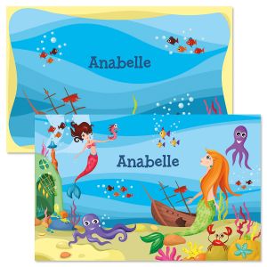 Mermaid Kids' Personalized Placemat