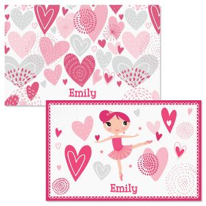Ballerina Kids' Personalized Placemat