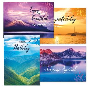 God’s Glory Faith Birthday Cards and Seals