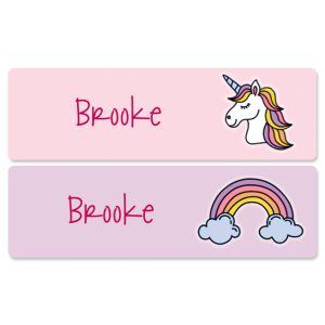 Unicorn Name Personalized Stickers