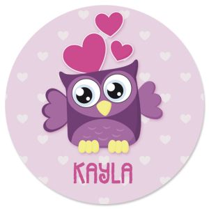 Personalized Owls Stickers