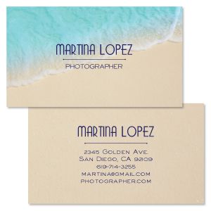Blue Ocean Doubled-Sided Business Card