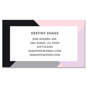 Abstract Border Standard Business Card