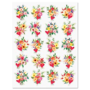 Painted Bouquet Stickers - BOGO