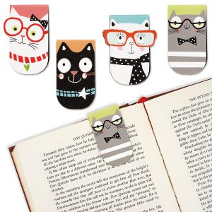 Smarty Cats Magnetic Bookmarks - BOGO