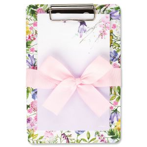 Wild Flowers Memo Pad with Clipboard - BOGO