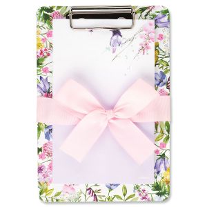 Wild Flowers Memo Pad with Clipboard