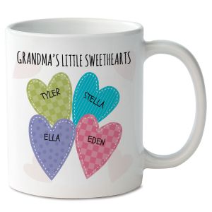Grandma's Little Sweethearts Personalized Mug