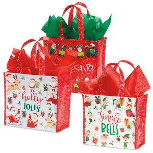 Santa's Helpers Cub Medium Tote Bags - BOGO