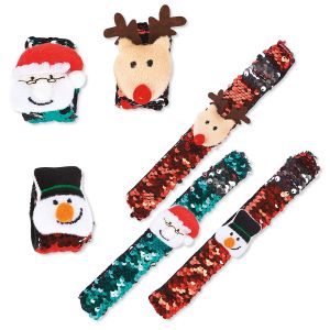 Holiday Slap Bracelets