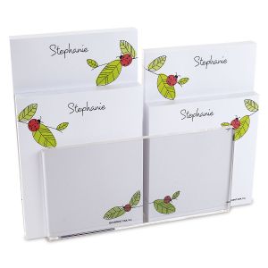 Ladybugs Personalized Notepad Set
