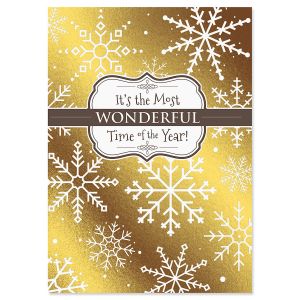 Sparkle Shine Deluxe Christmas Cards - Nonpersonalized