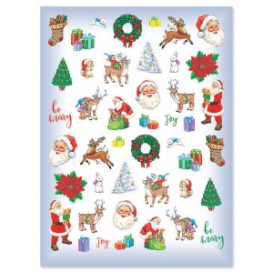 Santa & Friends Stickers - BOGO