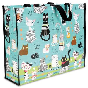 Smarty Cats Large Shopping Tote Bag - BOGO