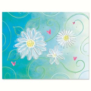 Spring Daisy Note Cards - BOGO